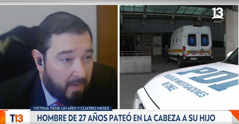 T13 - Fiscal de Cañete leyó relato de la madre del bebé golpeado