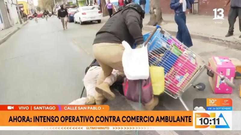 Tu Día - Operativo contra comercio ambulante
