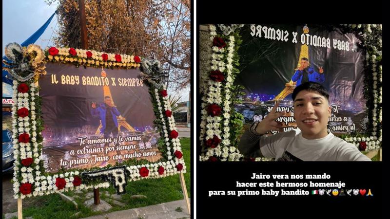 Captura redes sociales - Vínculo entre Jairo Vera y Baby Bandito