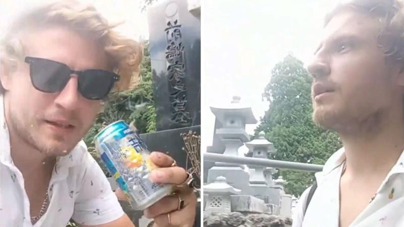 Captura @lochie_jones - Critican a australiano por video en Japón