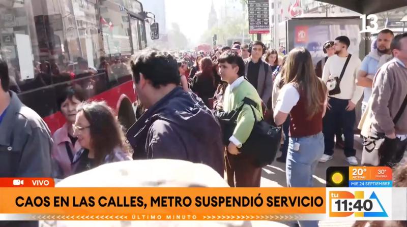 Tu Día - Caos por cierre de estaciones en Línea 1 del Metro