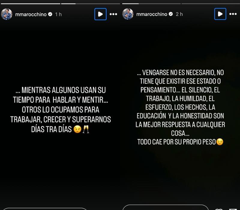 Instagram - Marcelo Marocchino publica misterioso mensaje tras quiebre con su primo Andrea y la ruptura con Pancha Merino