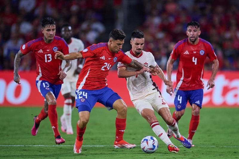 César Pérez en la Selección Chilena | Photosport