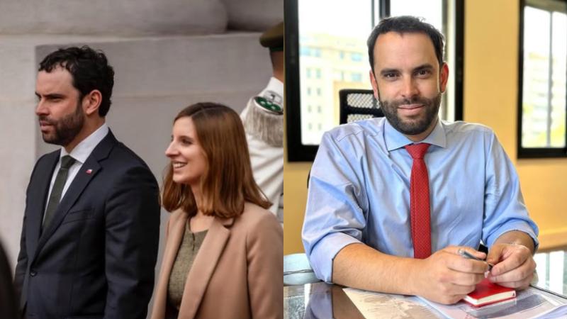 Instagram - Actriz Paula Luchsinger junto a subsecretario Ricardo Montero