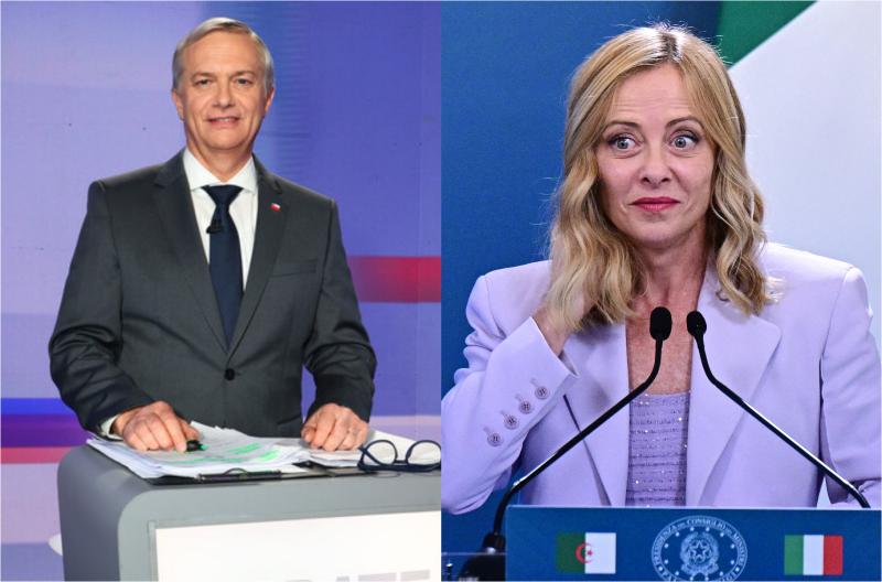 Aton / AFP: Kast y Meloni