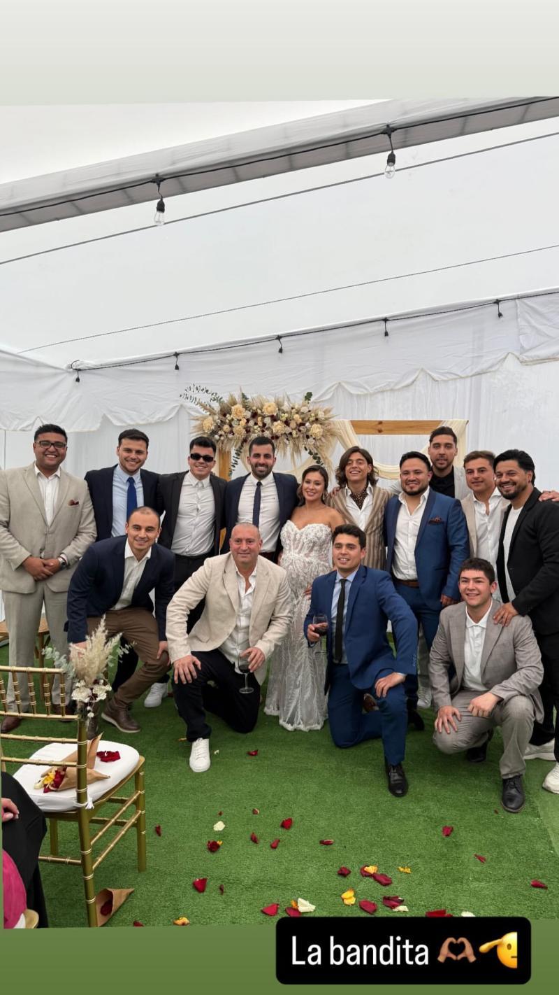 Captura redes sociales - Boda de Sabrina Sosa y Joaquín Montecinos