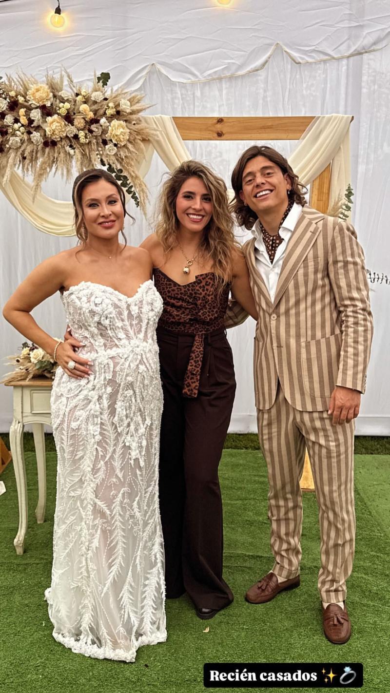 Captura redes sociales - Boda de Sabrina Sosa y Joaquín Montecinos