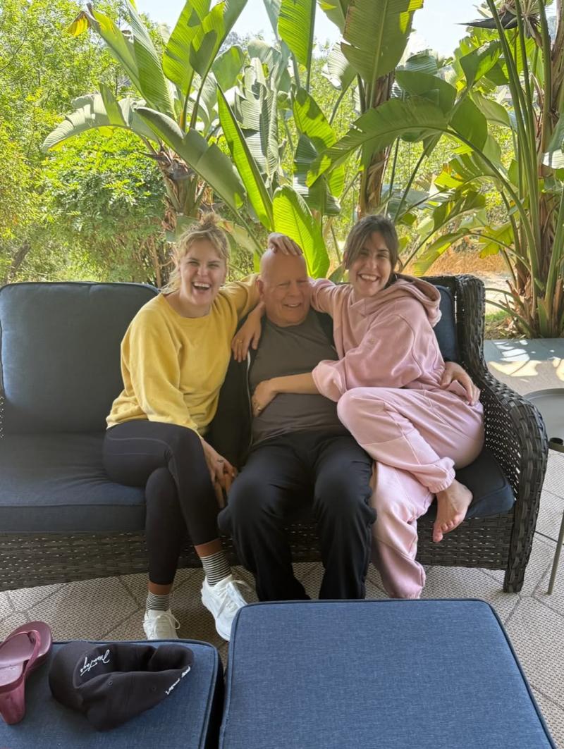 Bruce Willis reaparece tras ser internado en casa de reposo - Instagram
