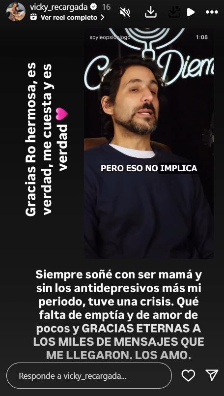 Captura - Los mensajes de Vicky Lissidini