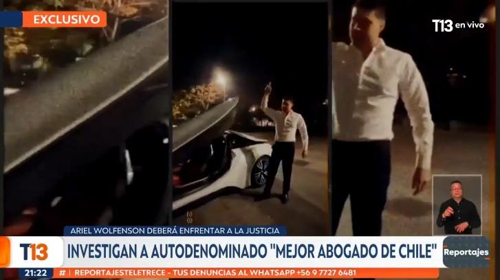 Canal 13 - Ariel Wolfenson, autodenominado "el mejor abogado de Chile"