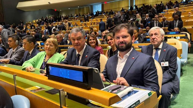 Instagram Gabriel Boric - Delegación chilena en la ONU