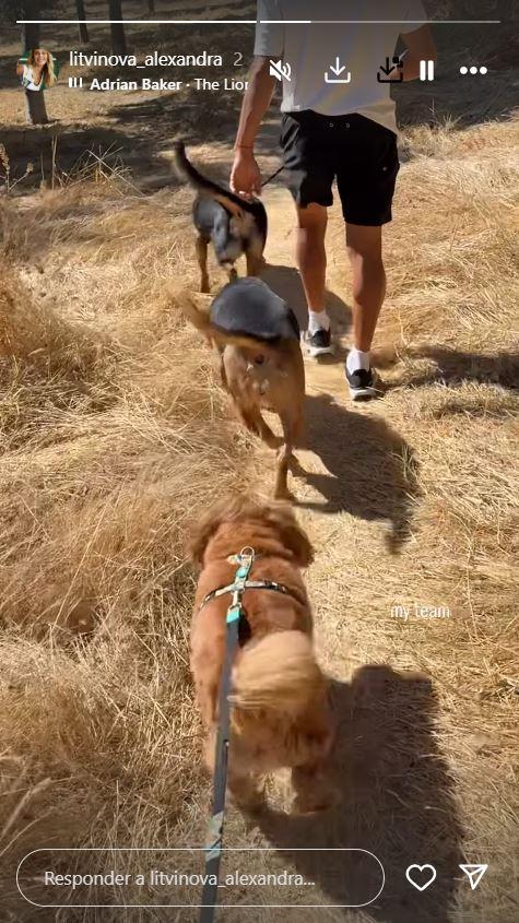 Captura - Alexandra Litvinova y Alexis Sánchez