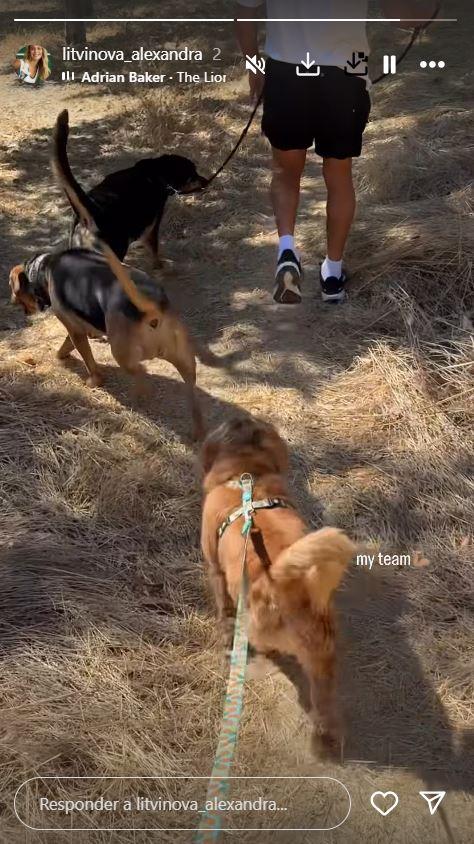 Captura - Alexandra Litvinova y Alexis Sánchez