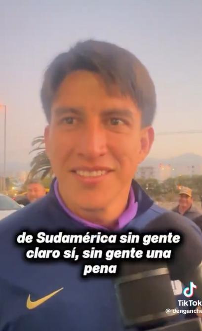 Fernando Gaibor, insultado por hinchas de la U - Captura X