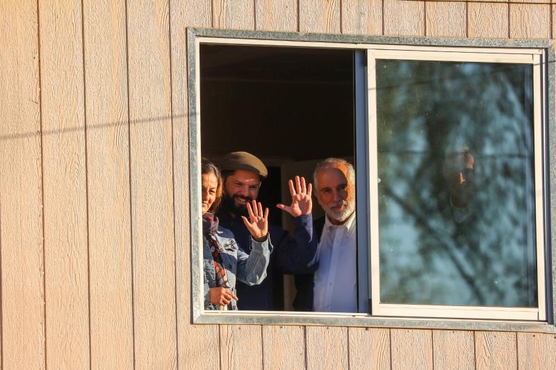 Agencia Uno - Presidente Boric y ministro Montes