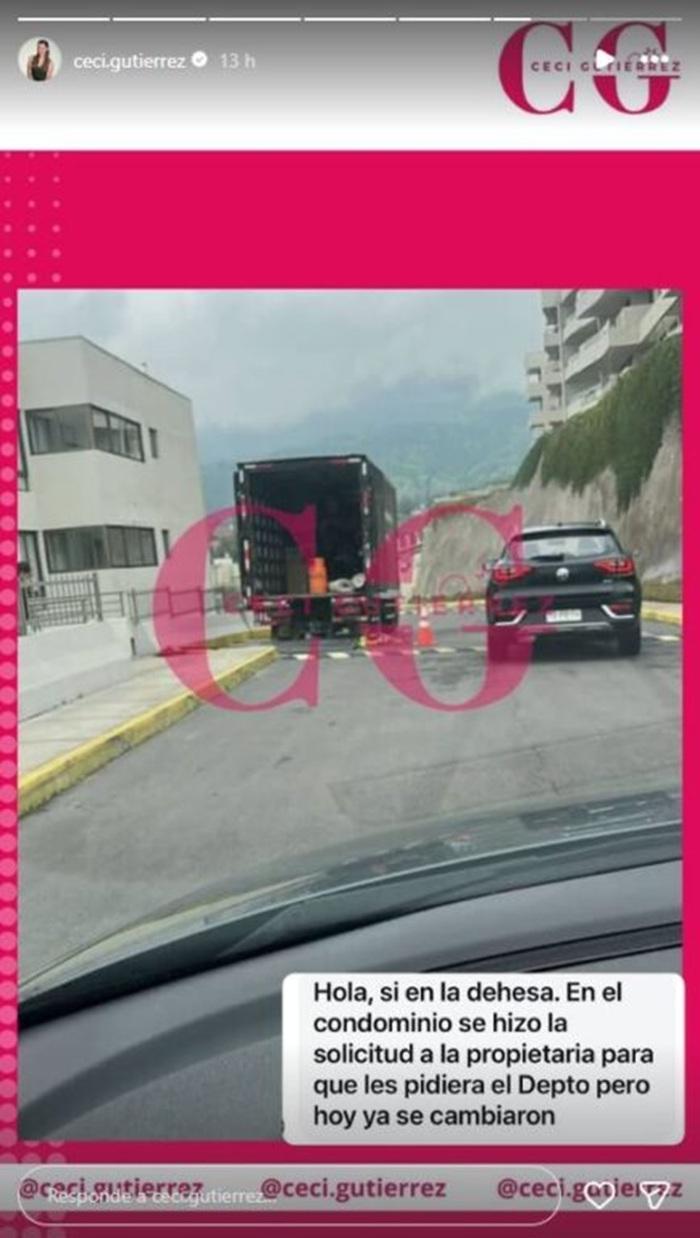 Instagram (Cecilia Gutiérrez) - Mudanza de Francisco Kaminski