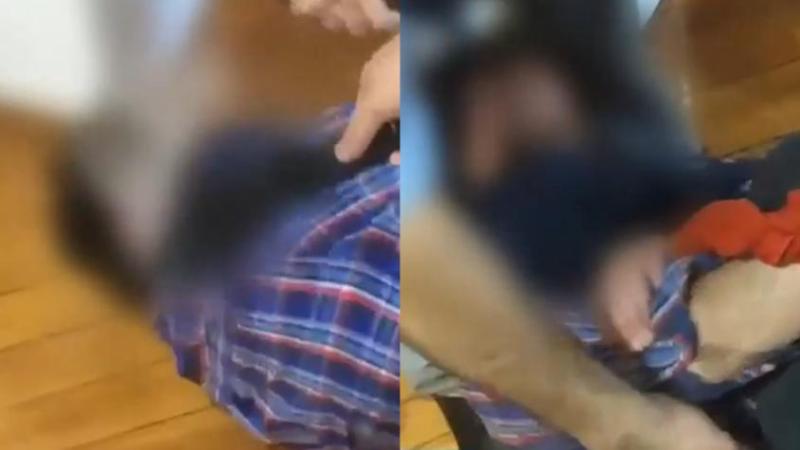 Canal 13 - Extrabajador de Hospital de Osorno siendo agredido