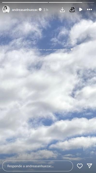 Andrea Sanhueza recuerda a Roberto Bruce - Redes sociales