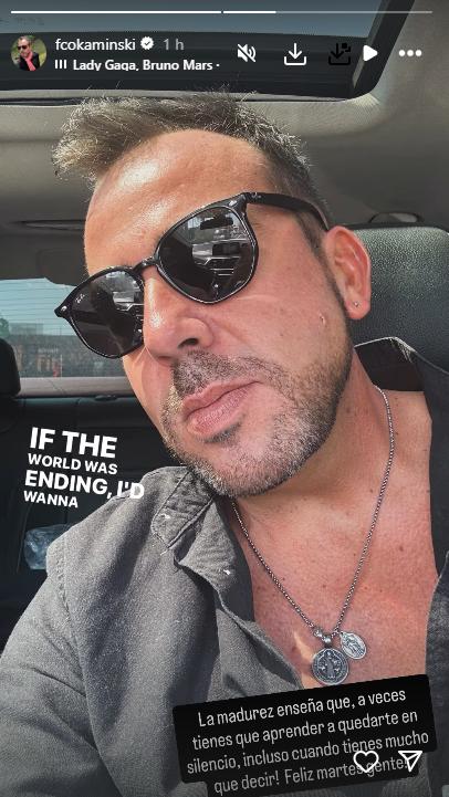 Kaminski lanza feroz indirecta a Camila Andrade - Redes sociales