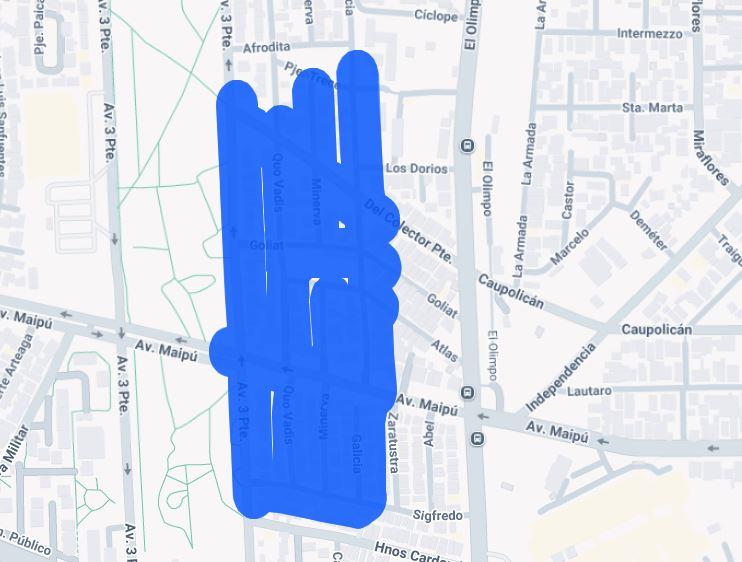 Cortes de luz en la región Metropolitana