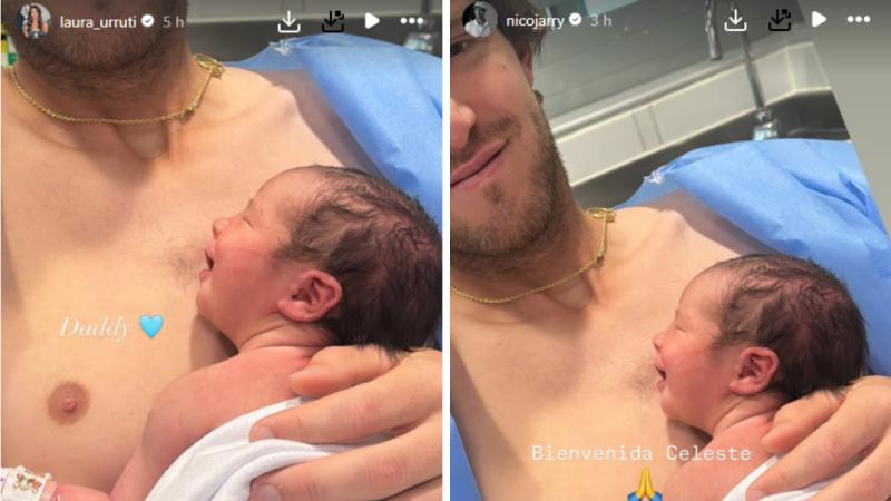 Nicolás Jarry anuncia el nacimiento de su hija - Redes sociales