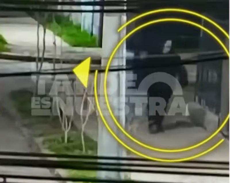 T13 - Imagen que se captó el día de la denuncia del robo en el Registro Civil de Buin