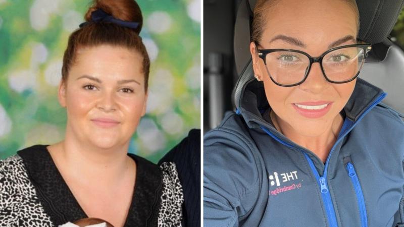 Facebook - Abbie Lodge, antes y después, cambió drásticamente su dieta