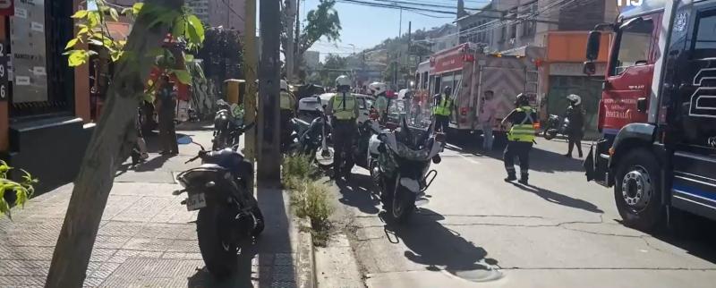 T13 - Accidente de furgón en Recoleta