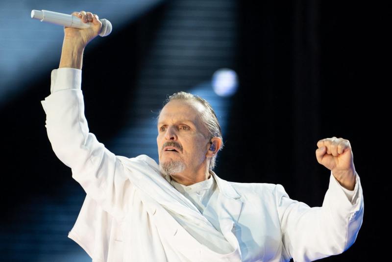 Miguel Bosé regresa a Chile - AFP
