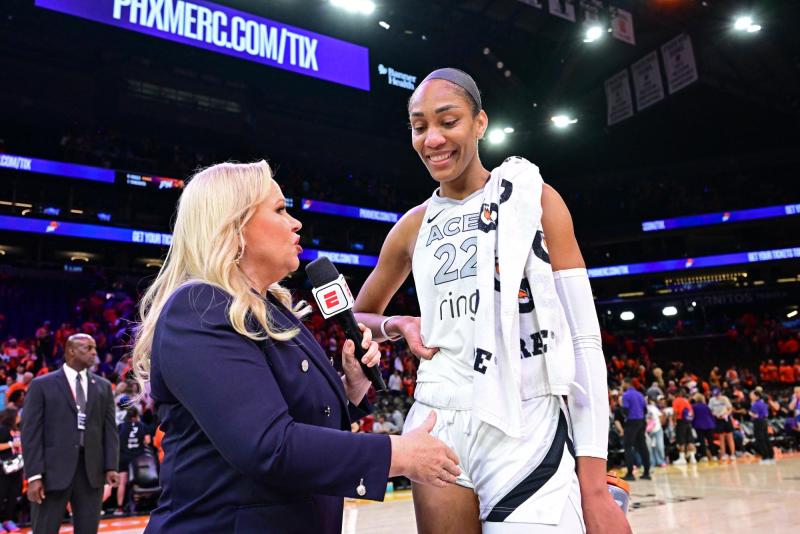 AFP - A´ja Juego tres de las finales de la WNBA