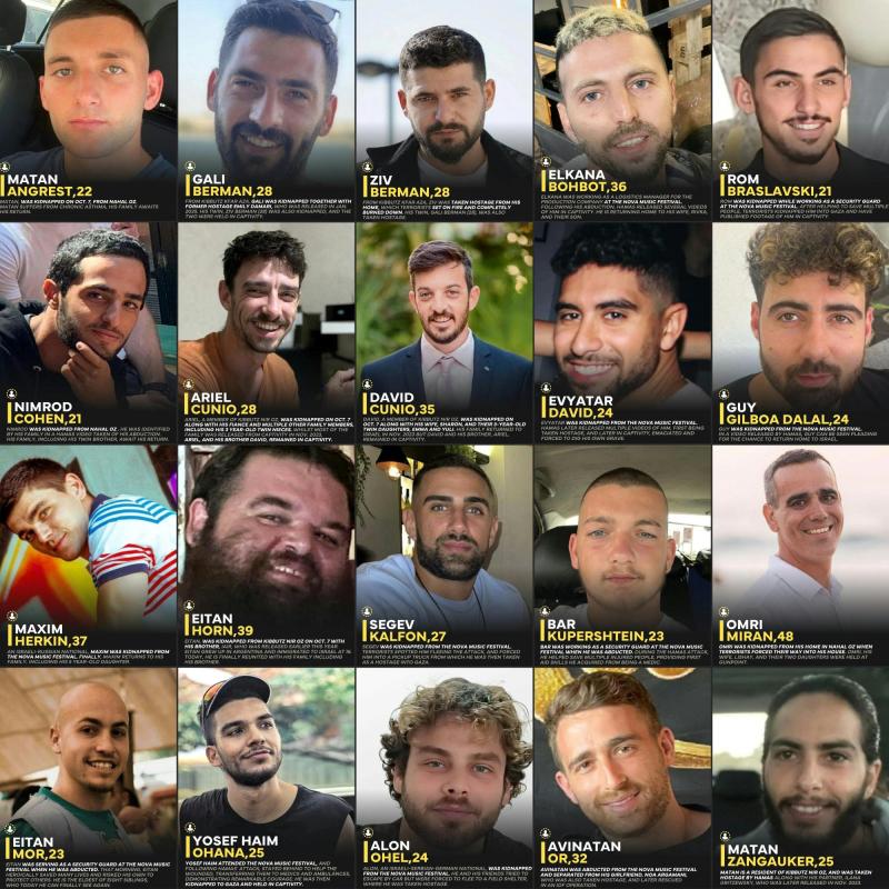 AFP - Los 20 rehenes isralíes liberados con vida esta jornada