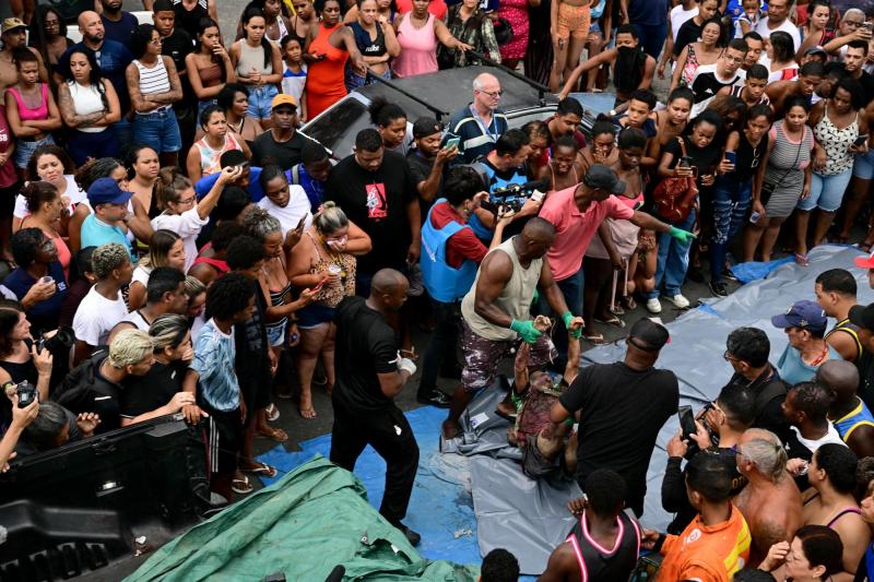 T13 - Doca, el peligroso líder narco y asesino de niños que escapó del megaoperativo más sangriento en la historia de Brasil | AFP