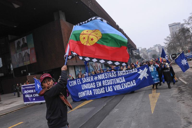 Agencia Uno - Manifestaciones por desaparición de Julia Chuñil