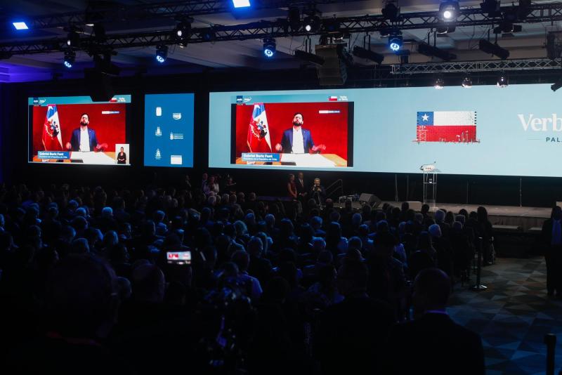 Aton- Presidente Gabriel Boric participó del Enade 2025