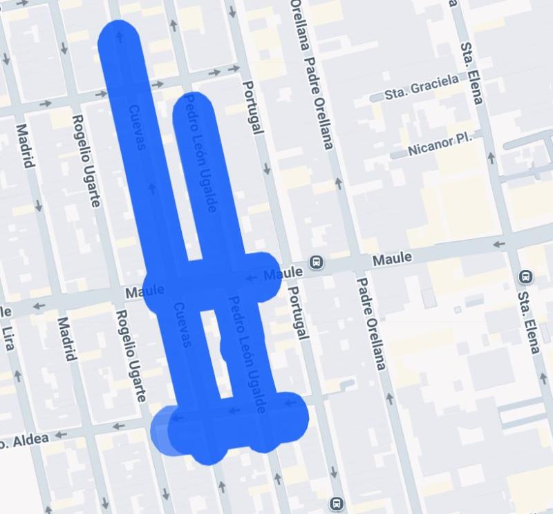 Captura Enel - Corte de luz en Santiago