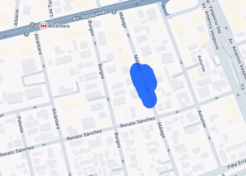 Captura Enel - Corte de luz en Las Condes