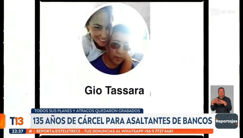T13 - Giovanna Tassara y su pareja, el líder de banda criminal