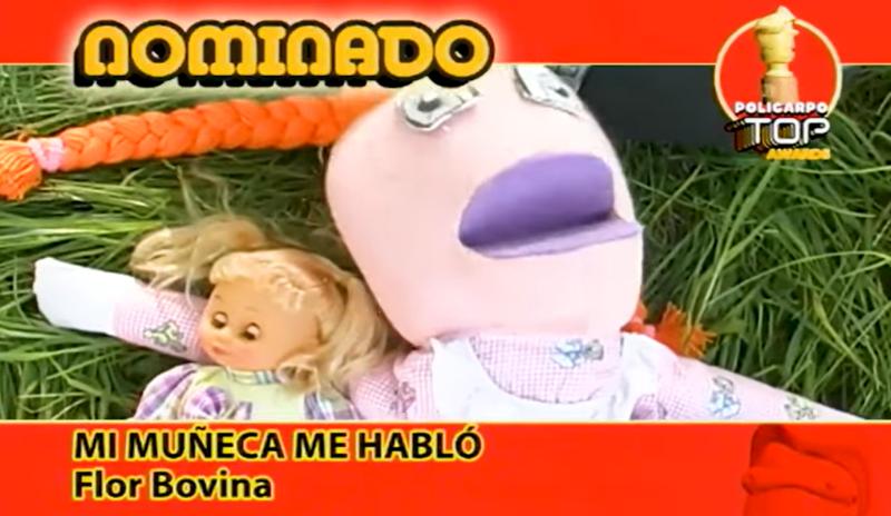 - Captura Youtube "La inesperada verdad de Flor Bovina en los Policarpo Top Top Top Awards | 31 Minutos"