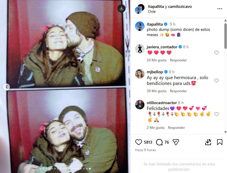 Instagram - Daniela Pérez y Camilo Zicavo