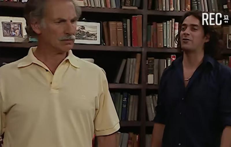 Canal 13 - Héctor Noguera como Ángel Mercader / Felipe Braun como Ariel Mercader