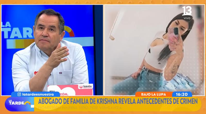 Canal 13 - Abogado de la familia de Krishna Aguilera