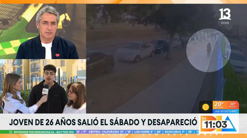 Canal 13 - Valentina Alarcón, joven desaparecida