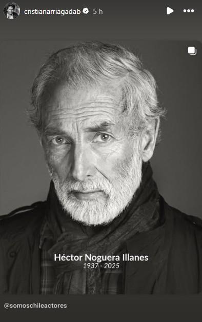 Cristián Arriagada en su Instagram