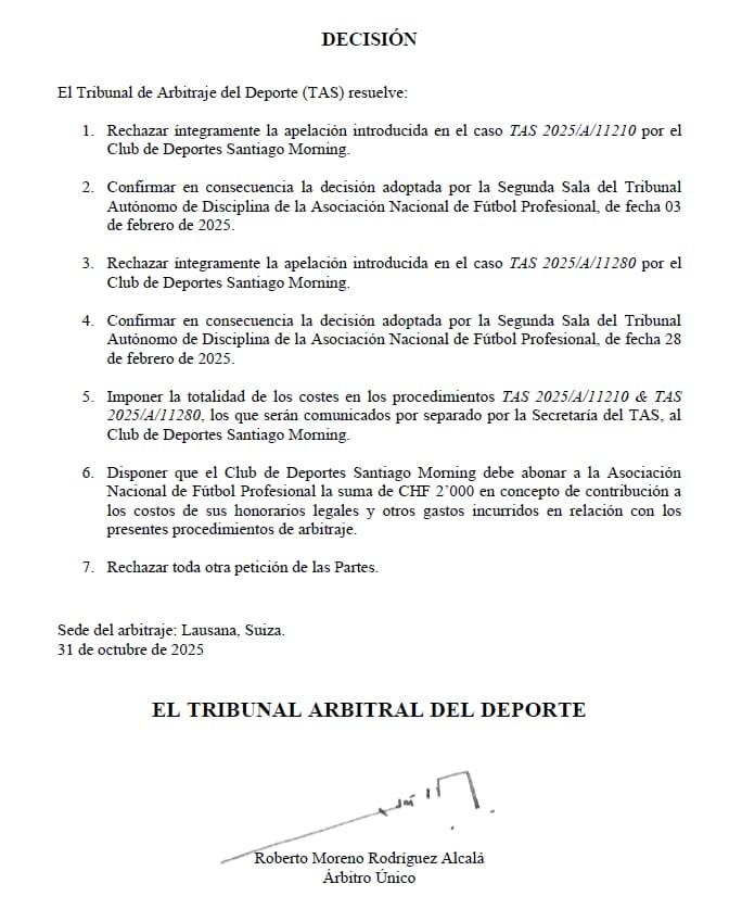 Santiago Morning | TAS