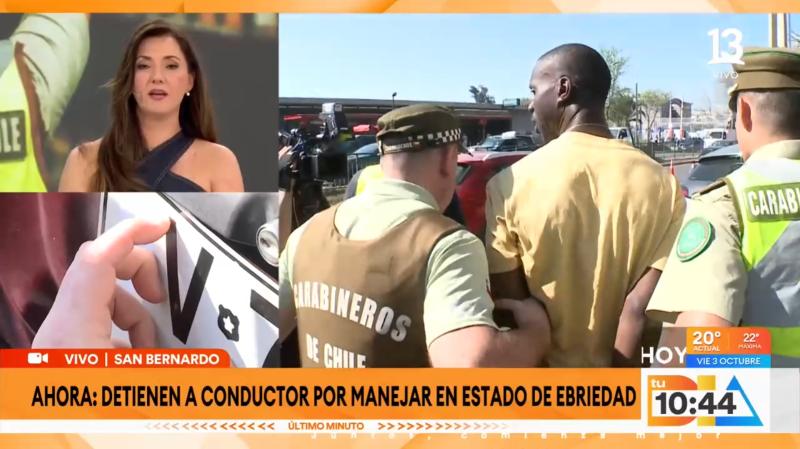 Aplaudido carabinero vivió singular momento con conductor ebrio que se negaba al alcotest