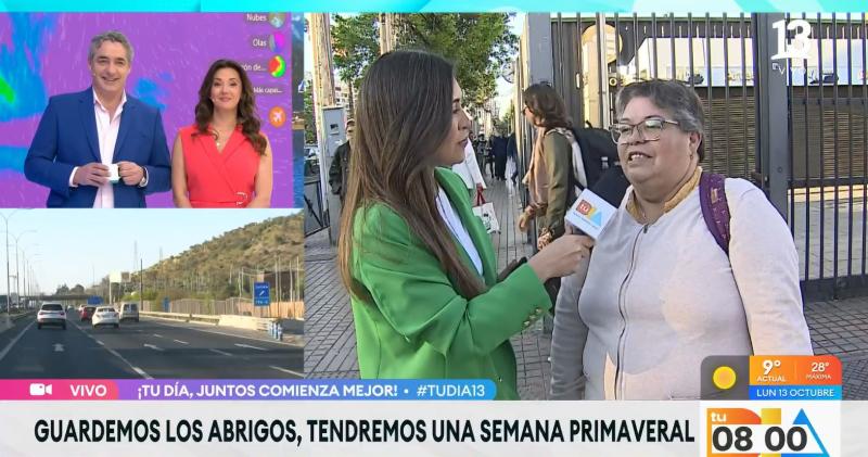Tu Día - Mujer sacó aplausos en matinal del 13, Tu Día