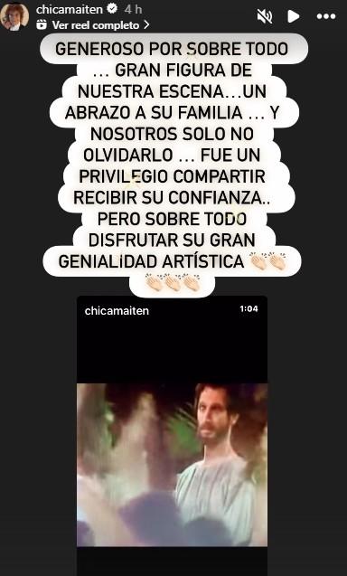 Maitén Montenegro vía su Instagram