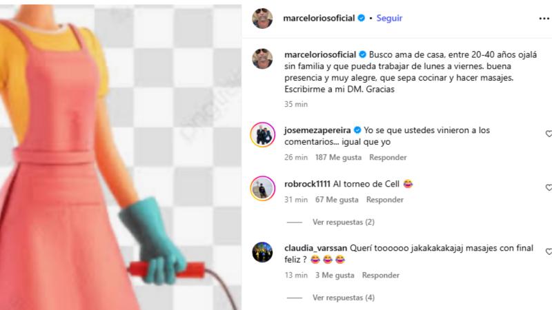 Instagram - Insólitos requisitos de Chino Ríos para encontrar “ama de casa” generan ola de reacciones en redes