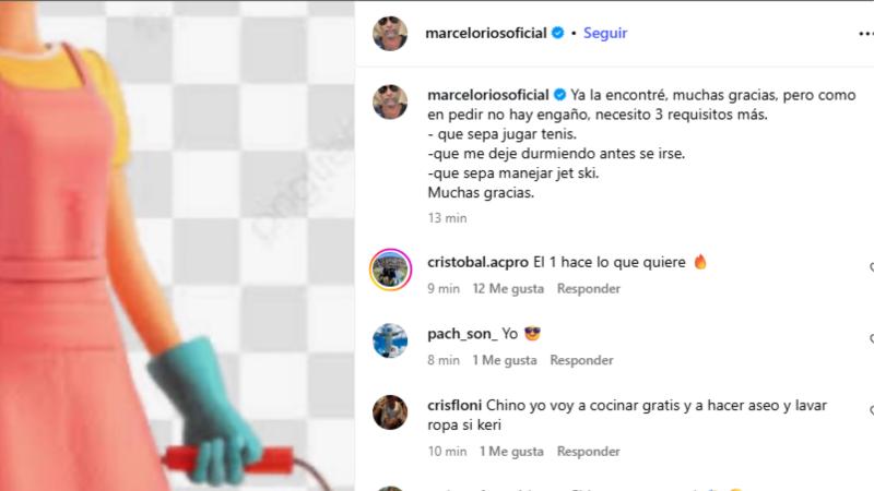Instagram - Insólitos requisitos de Chino Ríos para encontrar “ama de casa” generan ola de reacciones en redes