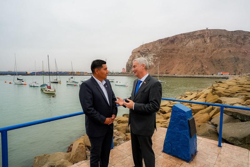 Diego Paco y José Antonio Kast en Arica